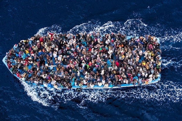 Pengungsi Suriah, terombang ambing di lautan